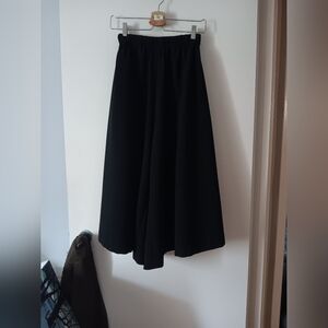 COMRAGS Black Stretch Super Wide Pull On Culotte Pants XS